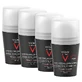 Vichy Homme Deo Roll-on Anti-transpirant 4X50 ml