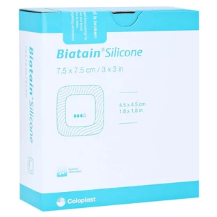 Biatain Silicone foam dressing 7.5x7.5 c 10 pcs.