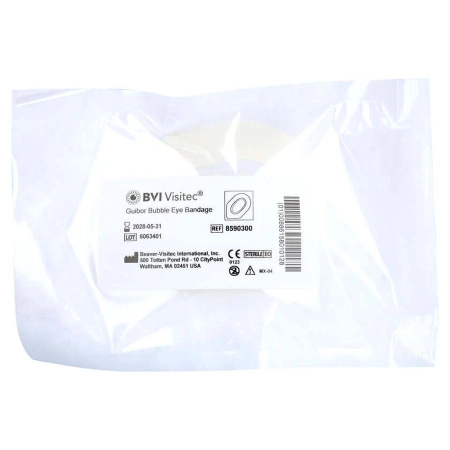 Pansement en verre Guibor stérile transparent 10 pcs