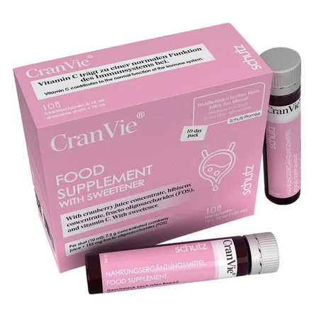 CranVie Cranberry & Hibiscus Trinkshots 10X10 ml, BHW Bayerische Heilmittel