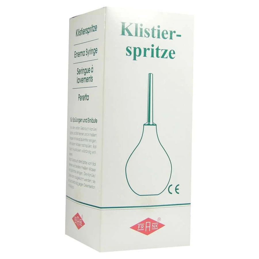 Klysma-spuit maat 8 peervormig met canule 340 g 1 st