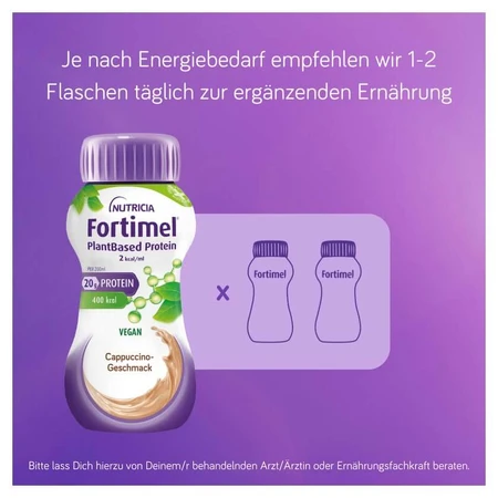 Fortimel Plantbased Protein 2 Kcal Cappuccino 4X200 ml