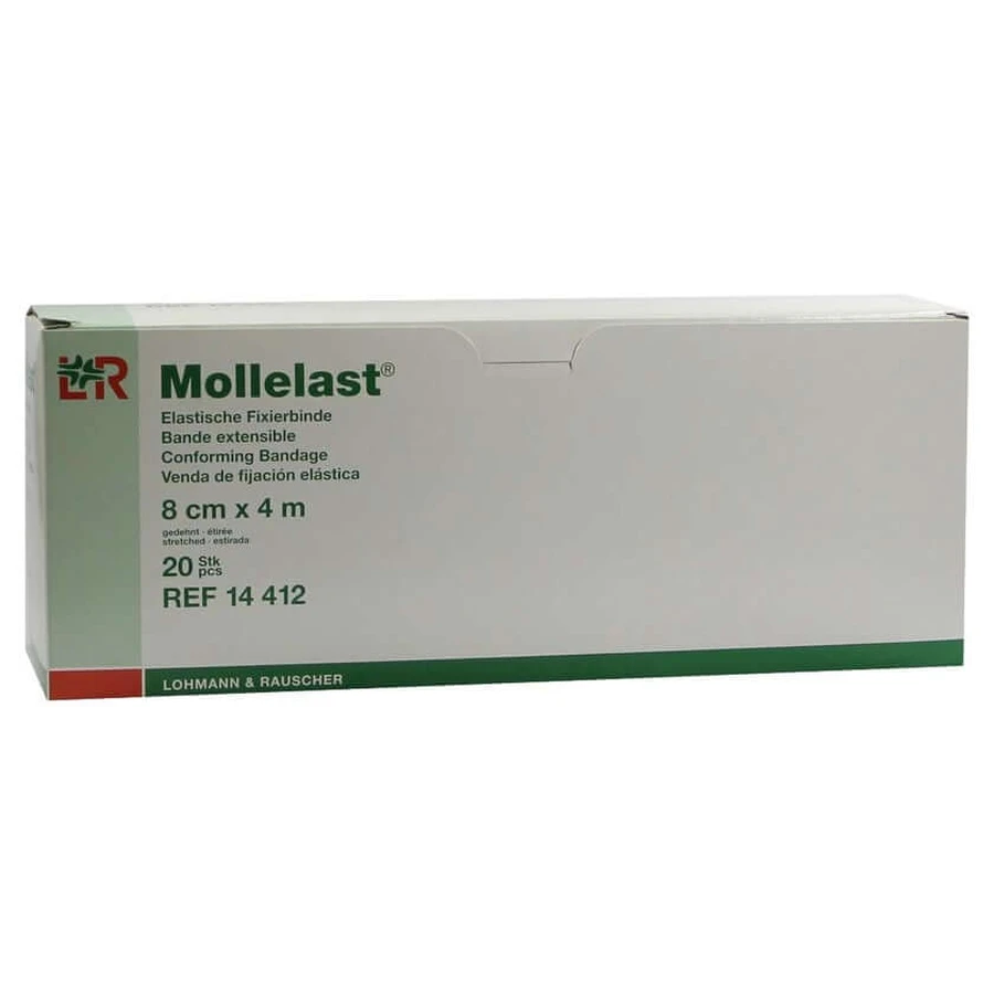 Mollelast bandages 8 cmx4 m individually packaged 20 pcs.