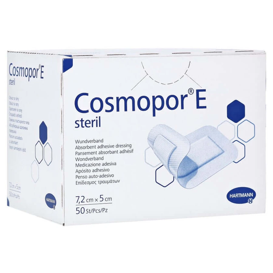 Cosmopor E Medicazione sterile per ferite 5x7,2 cm 50 pz.