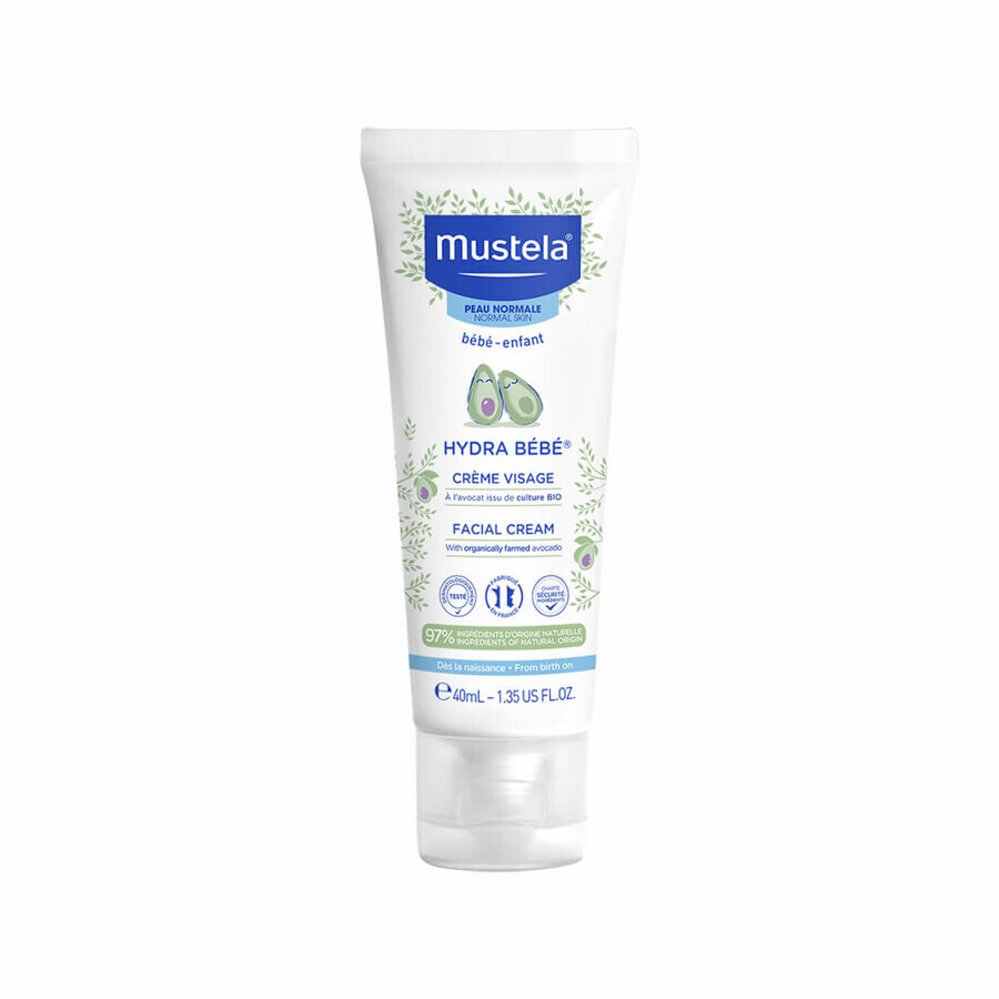 Shop Hydra Baby Feuchtigkeitsspendende Gesichtscreme für normale Haut, 40 ml, Mustela Hydra Baby Feuchtigkeitsspendende Gesichtscreme für normale Haut, 40 ml, Mustela