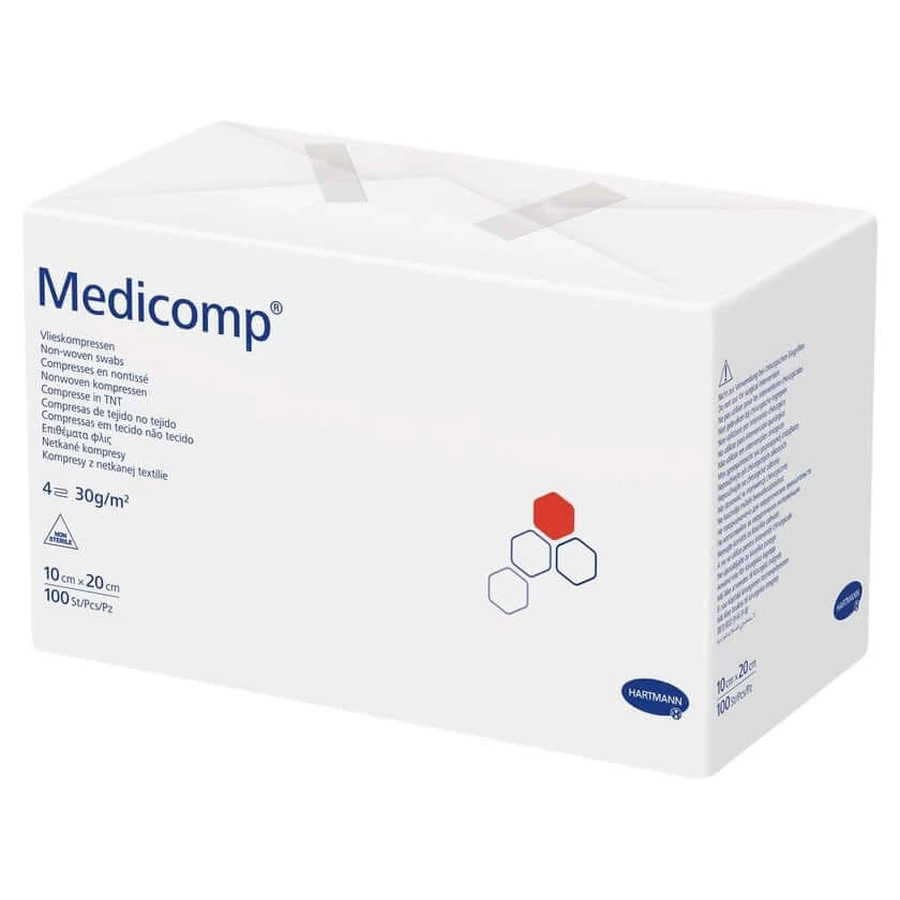 Medicomp non-sterile 10x20 cm 100 pcs.