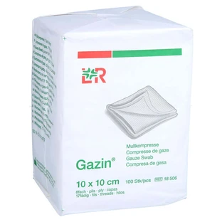 Gazin gasa comp. 10x10 cm no estéril 8x O 100 unid.