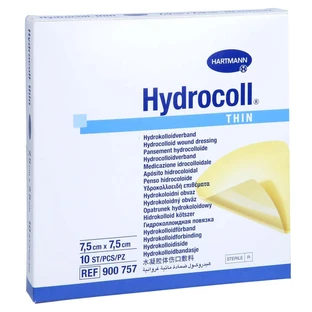 Hydrocoll thin wound dressing 7.5x7.5 cm 10 pcs.