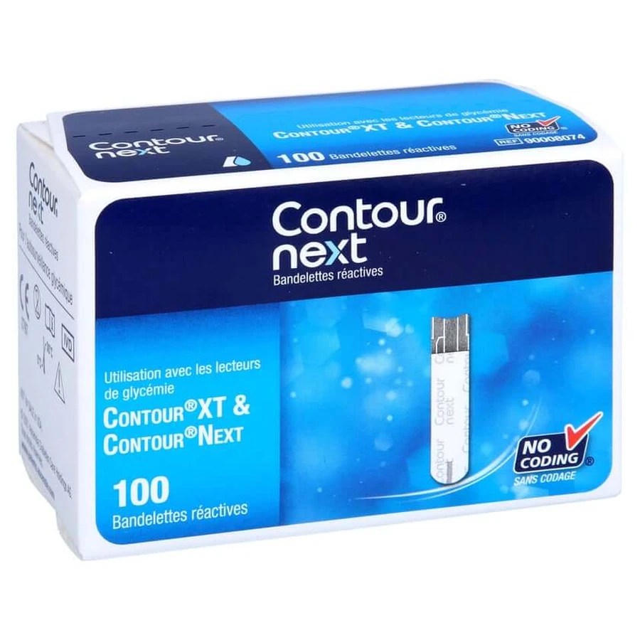 Tiras reactivas Contour Next 100 unidades