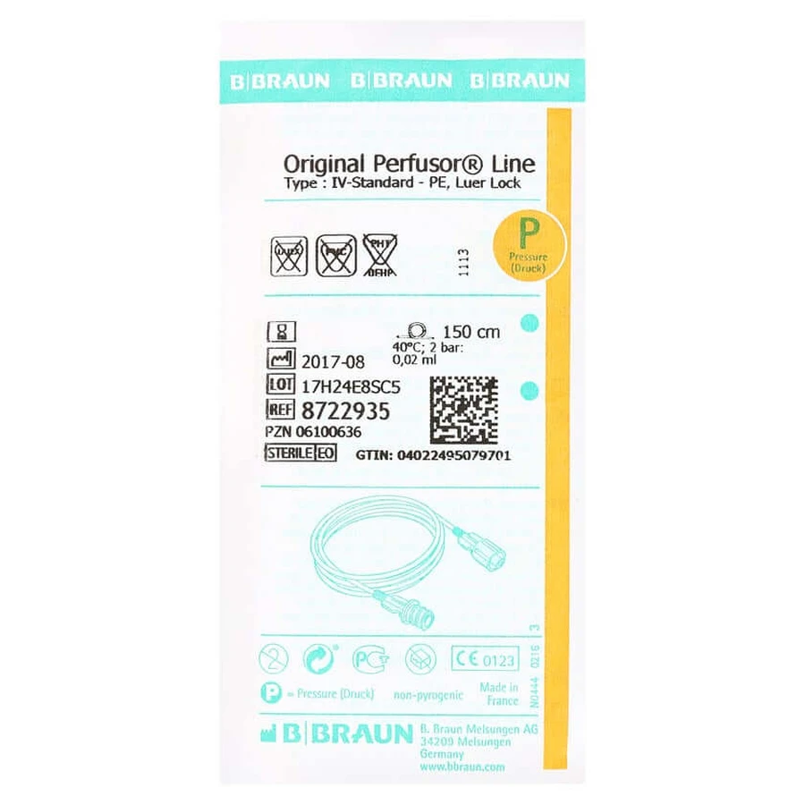 Ligne de perfusion PE 150 cm 1 pc