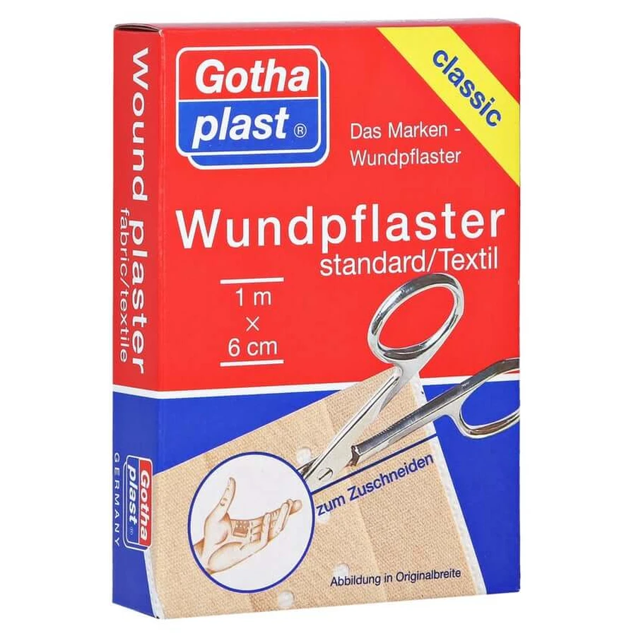 Cerotto per ferite Gothaplast 1mx6cm 1 pz.