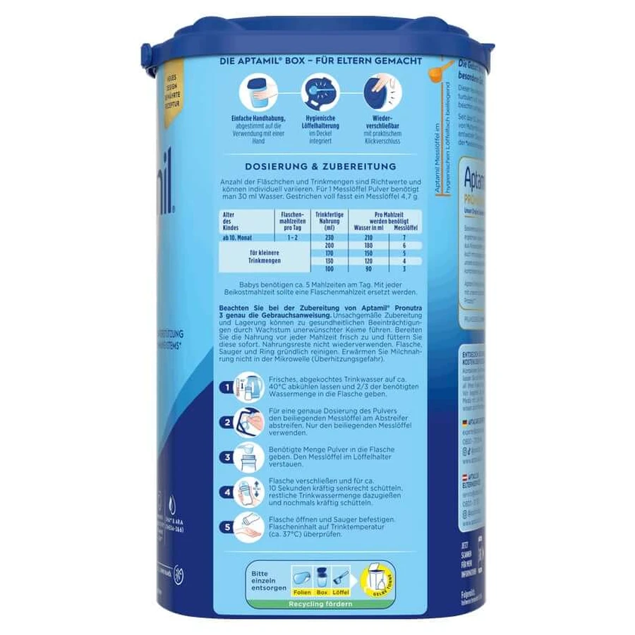 Aptamil Pronutra 3, opvolgmelk vanaf 10 maanden 800 g