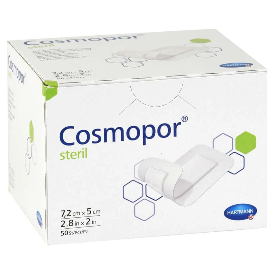 Cosmopor Sterile Wound Dressing 5x7.2 cm 50 pcs.