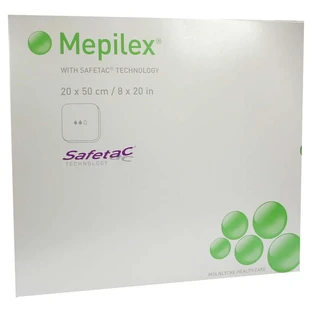Mepilex foam dressing 20 x 50 cm 2 pcs