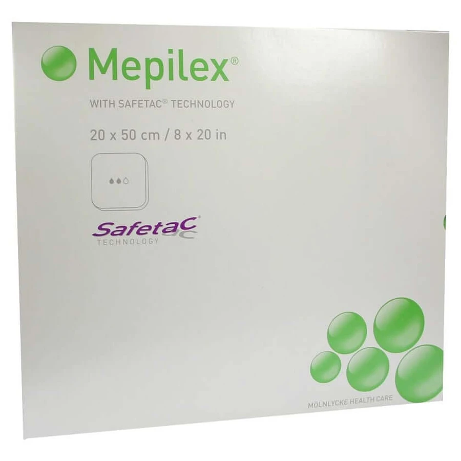 Mepilex foam dressing 20 x 50 cm 2 pcs