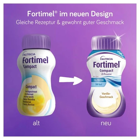 Fortimel Compact 2.4 Vanillegeschmack 8X4X125 ml