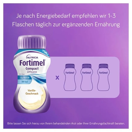 Fortimel Compact 2.4 Vanillegeschmack 8X4X125 ml