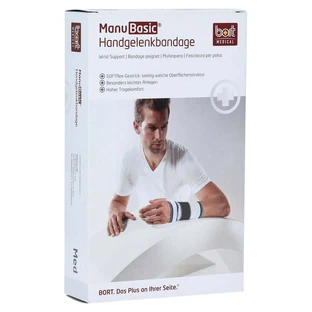 BORT Manubasic Bandage droit L noir 1 pc