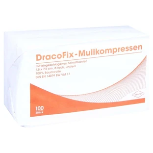 Dracofix surgical dressings 7.5x7.5 cm unster 100 pcs.