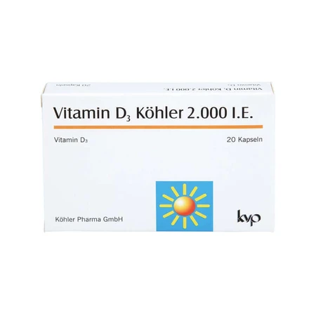 Vitamin D3 Köhler 2,000 IU 20 St