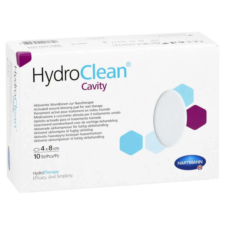 Hydroclean Cavity Compresses 4x8 cm ster 10 pcs.