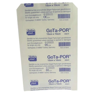 Gota-por Plâtre pour plaies stérile 100x150 mm 1 pc