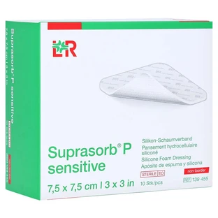 Suprasorb P Sensible espuma PU v.no boro 10 unid.