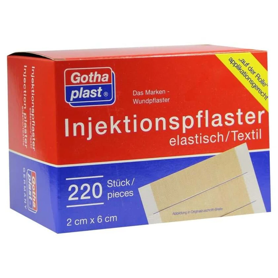 Gothaplast Injektionspflaster 2x6 cm 220 St