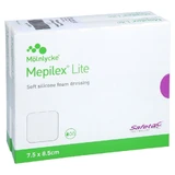 Mepilex Lite foam dressing 7.5x8.5 cm st 10 pcs