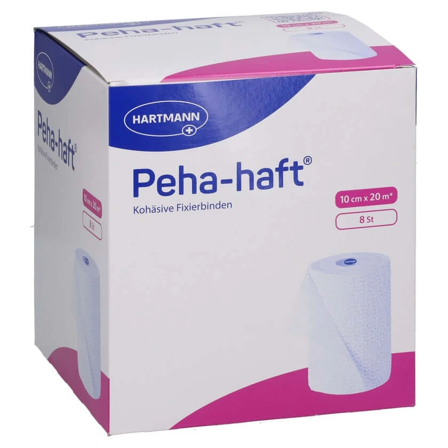 Peha-haft fixation bandage Latex-free 10 cmx20 8 pcs.