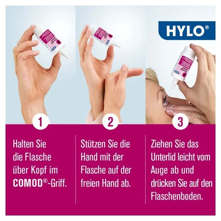 HYLO DUAL Intense Augentropfen 4X10 ml