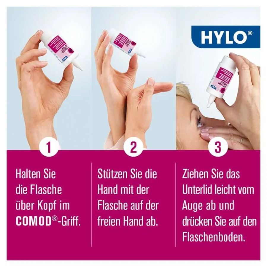HYLO DUAL Intense Augentropfen 4X10 ml