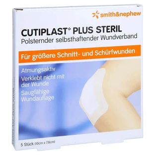 Cutiplast Plus Sterylny opatrunek 7,8x10 cm 5 szt.