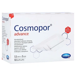 Cosmopor Advance wondverband 5x7,2 cm 10 st.