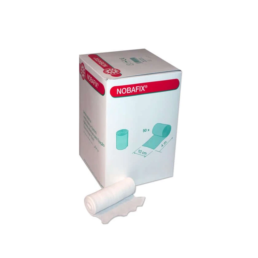 Noba Nobafix Hospital Fixierbinden, elastisch, 10 cm x 4 m, 50 Stück 50 St