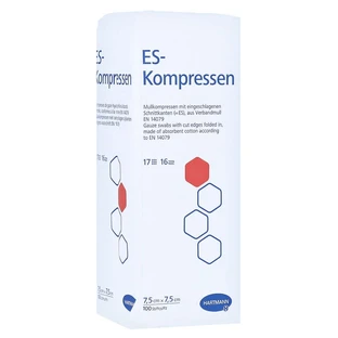 Es-compresses non-sterile 7.5x7.5 cm 16x 100 pcs.