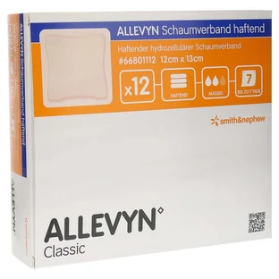 Allevyn foam dressing 12x13 cm adhesive 12 pcs.