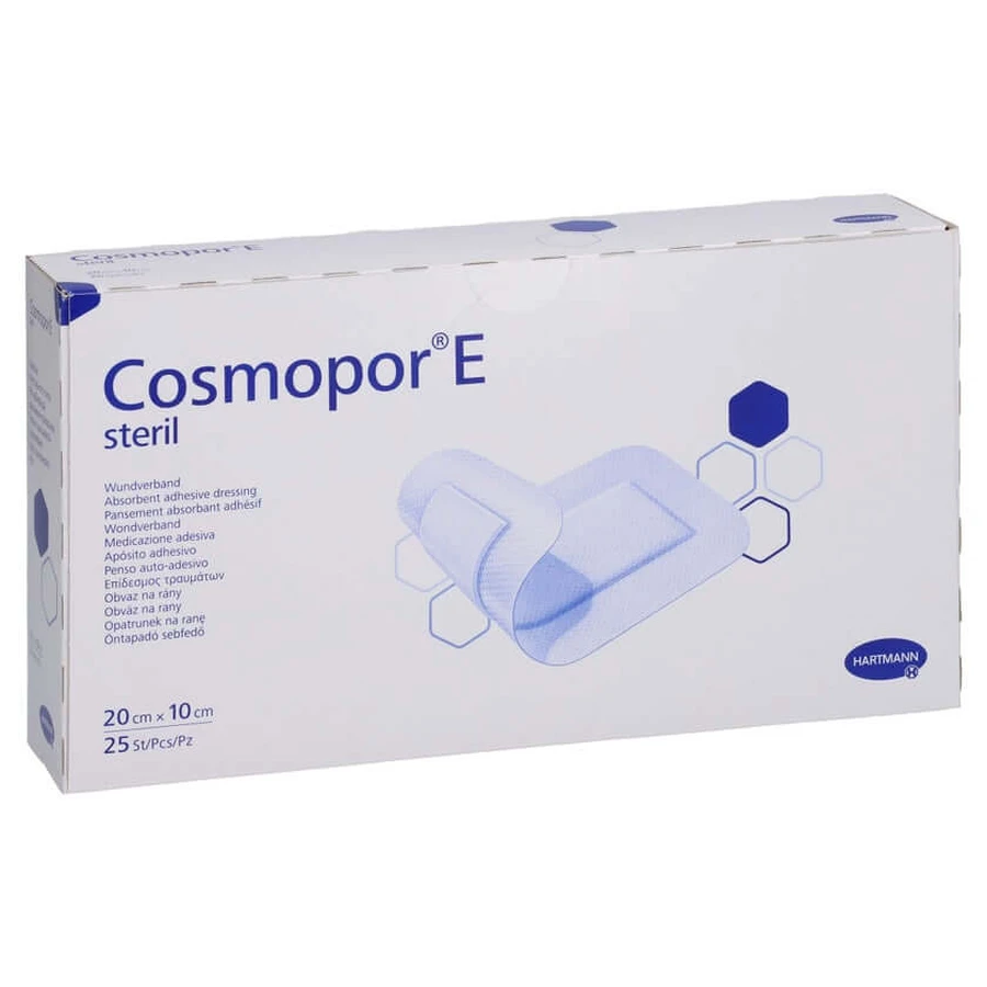 Cosmopor E Sterylny opatrunek na rany 10x20 cm 25 szt.: ceny i cechy