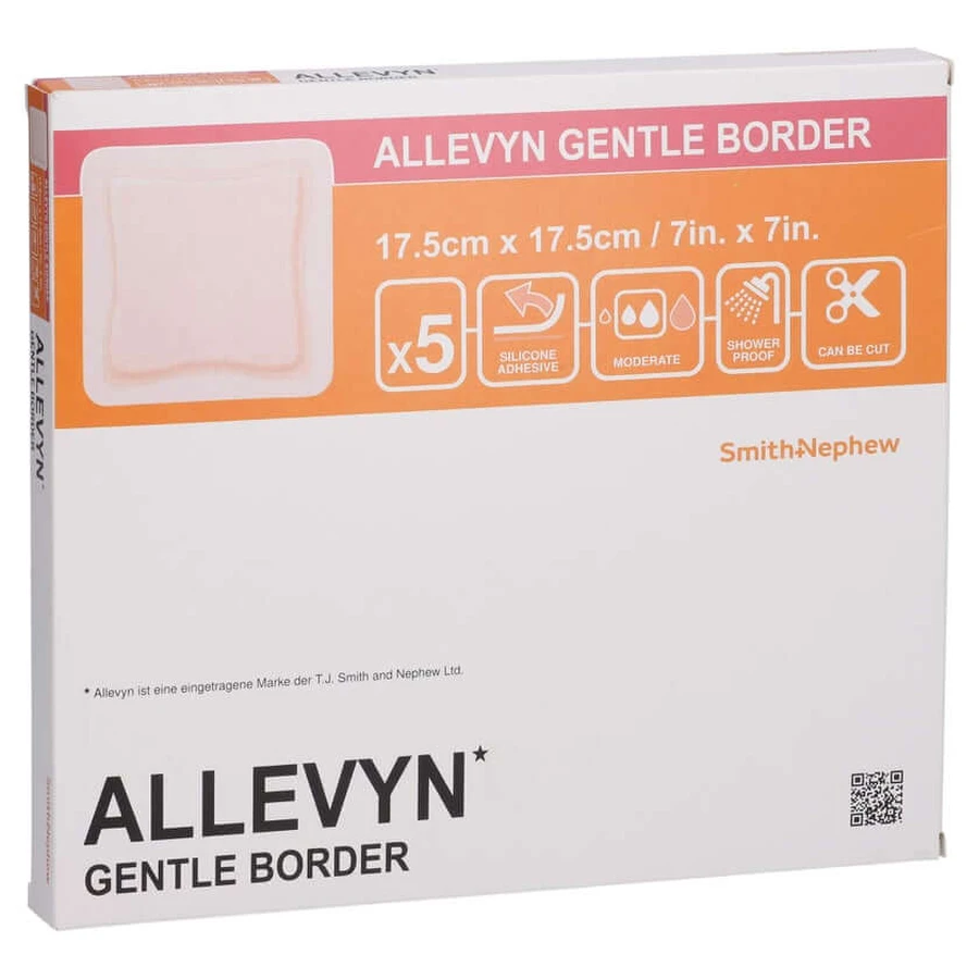 Allevyn Cenefa Suave 17,5x17,5 cm Mostrar 5 uds.