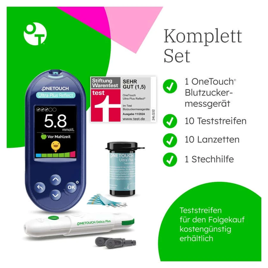 OneTouch Ultra Plus Reflect blood glucose meter (mmol/L) 1 pc