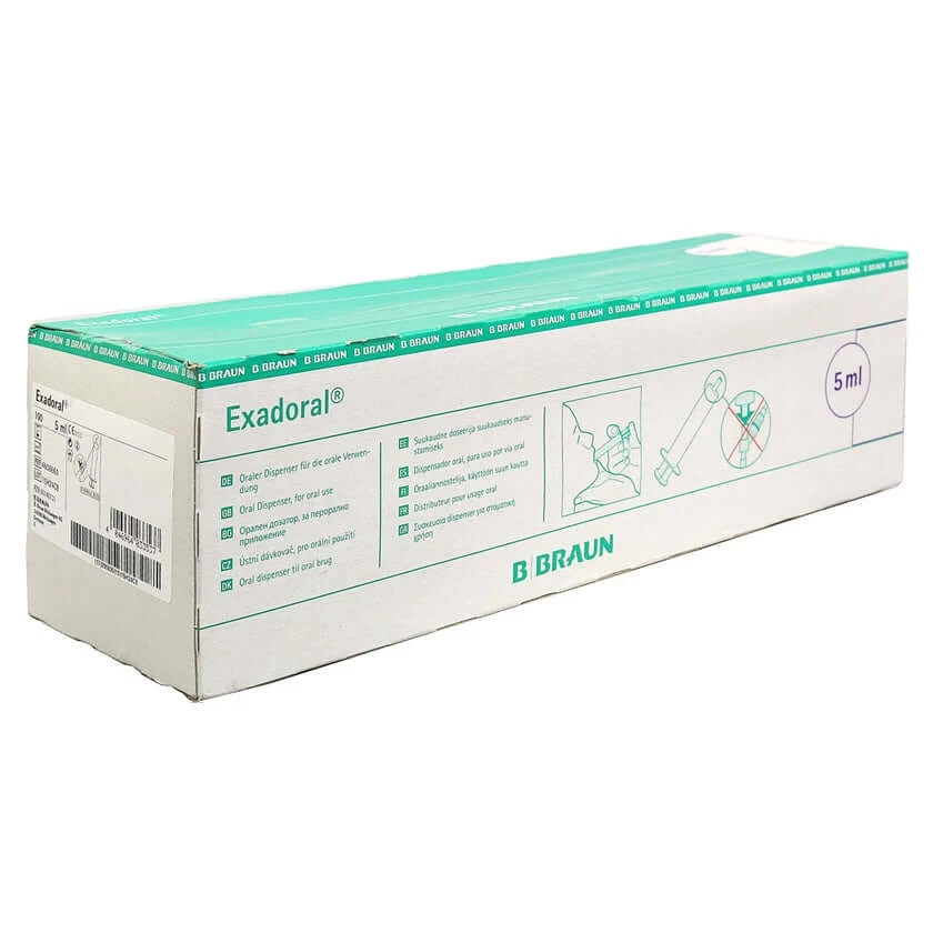 Exadoral B.braun Oral syringe 5 ml 100 pcs