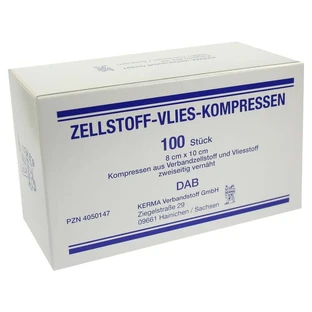 Non-woven cellulose compresses non-sterile 8x10 100 pcs.