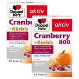 DH aktiv Cranberry+ Pompoen+ VitC+ Selenium 2X60 stuks.