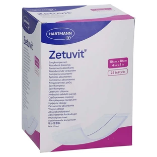 Zetuvit absorbent pads sterile 10x10 cm 25 pcs.