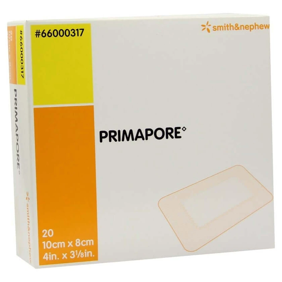 Primapore wondverband 8x10 cm steriel 20 st.
