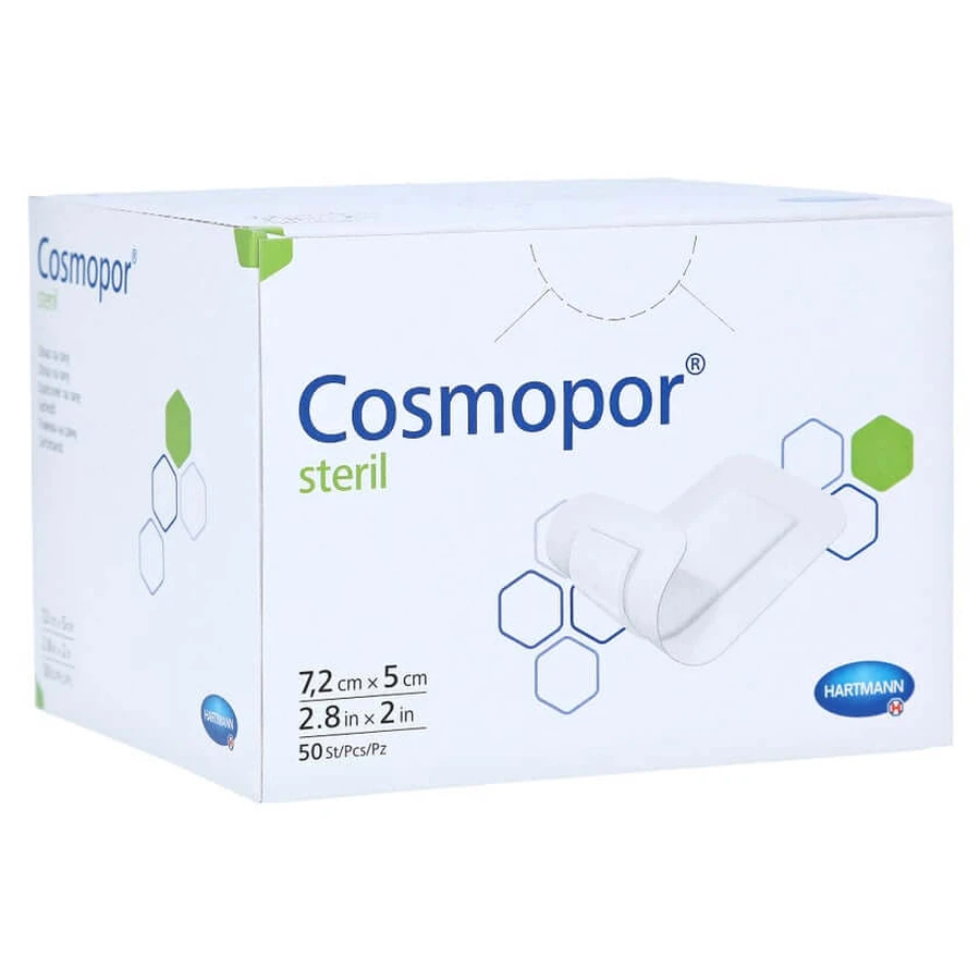 Cosmopor sterile 7.2 x 5 cm 50 pcs.