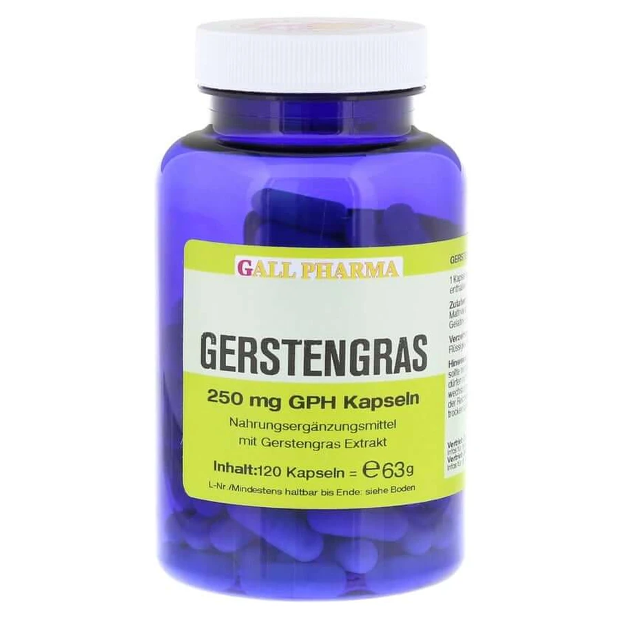 Barley grass 250 mg GPH capsules 120 Capsules