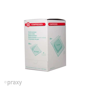 Noba gauze compress-sterile 8-fold 50 x 2 pieces, 10 x 10 cm 50X2 pcs.