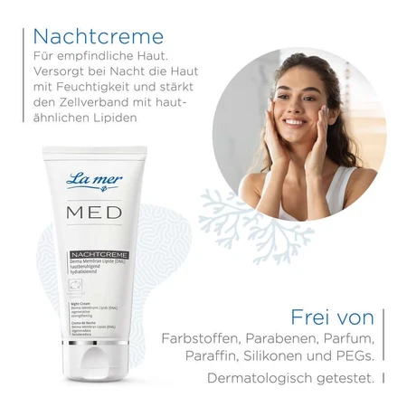 La mer MED Nachtcreme ohne Parfum 50 ml
