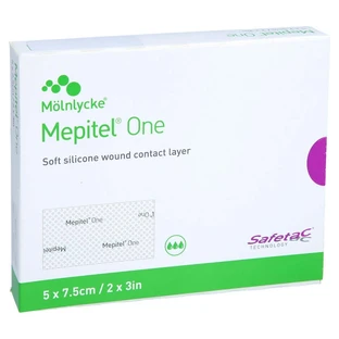 Mepitel One 5x7.5 cm silicone mesh bandage 10 pcs.